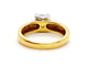 Bague 56 Bague Solitaire Or jaune Diamant 58 Facettes 06314CD