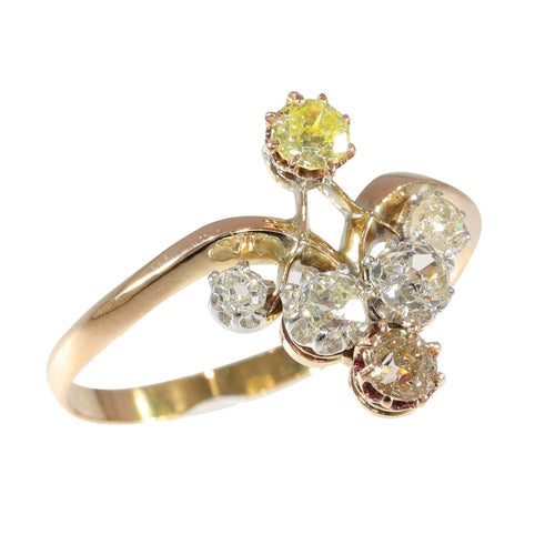 Bague 66 Bague  diamants de couleur 58 Facettes 23271-0594