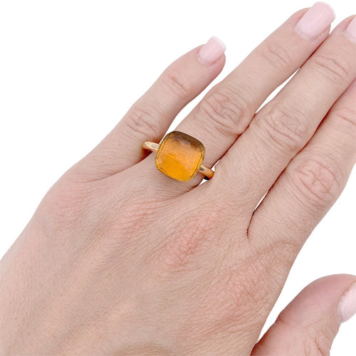 Bague 50 Bague Pomellato, "Nudo Maxi", citrine. 58 Facettes 33252