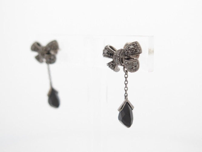 Boucles d'oreilles boucles d'oreilles POMELLATO forever onyx diamants noirs s 58 Facettes 254340