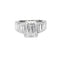 Bague 49.5 Bague Edouard Nahum diamant 3,31 carats en or blanc. 58 Facettes 30746