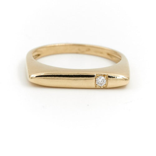 Bague 55 Bague Or jaune Diamant 58 Facettes 1907872CN