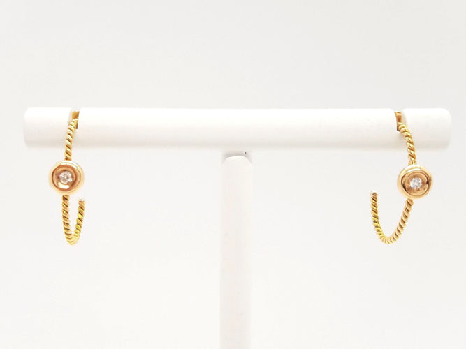 Boucles d'oreilles Boucles d'oreilles Or rose Diamant 58 Facettes 579275RV