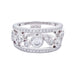 Bague 56 Bague or blanc et diamants. 58 Facettes 32223