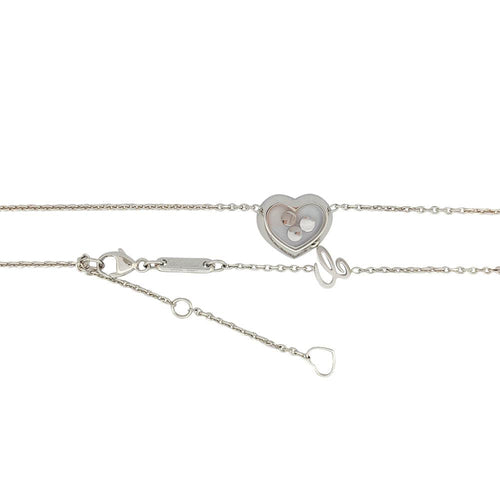 Collier Collier Chopard, "Happy Diamonds", or blanc. 58 Facettes 31978