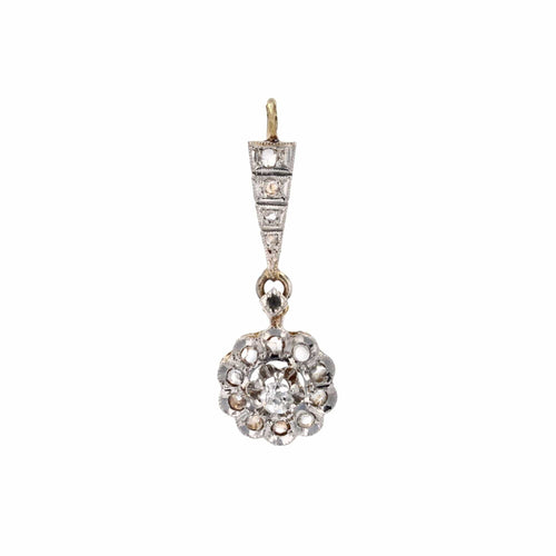 Pendentif Pendentif ancien fleur diamants 58 Facettes CVP89