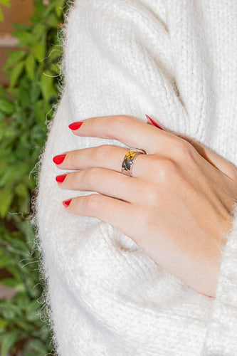 Bague 57 Chanel Bague Coco Crush Or blanc 58 Facettes 2743048CN