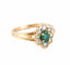 Bague BAGUE FLEUR, EMERAUDE & DIAMANTS 58 Facettes BO/220093 NSS