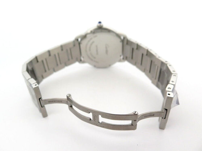 Montre montre CARTIER ronde solo 3802 w6701011 42mm acier automatique boite 58 Facettes 253086