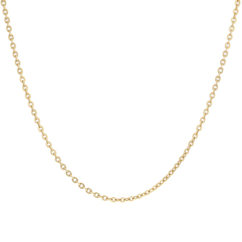 Collier Chaine or jaune maille ovale 58 Facettes 19-211