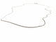 Collier Collier Maille gourmette Or blanc 58 Facettes 1152875CD