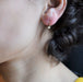 Boucles d'oreilles Petites dormeuses anciennes or rose perles fines 58 Facettes 19-020C