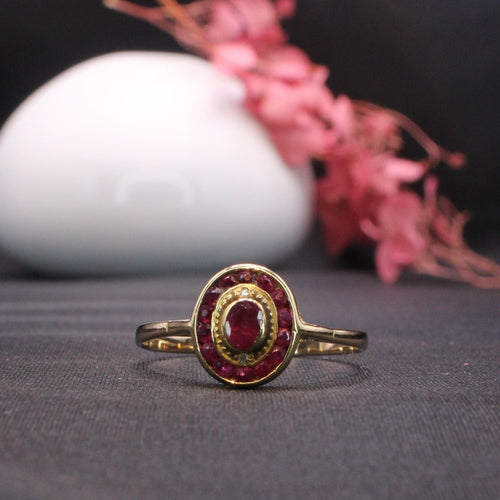 Bague 62 Bague rubis et diamants 58 Facettes