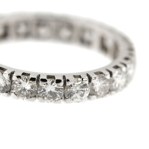 Bague 54 Alliance tour complet diamants 2,40 ct 58 Facettes 33088