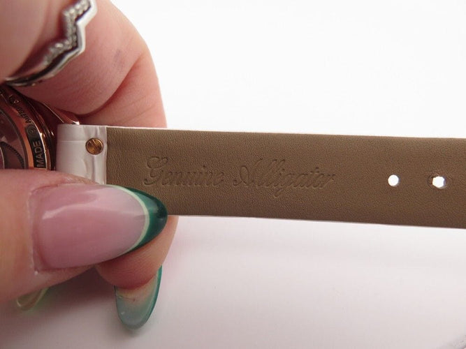 Montre montre CHAUMET liens en or rose 18k w23870-02a 33 mm quartz 58 Facettes 249529