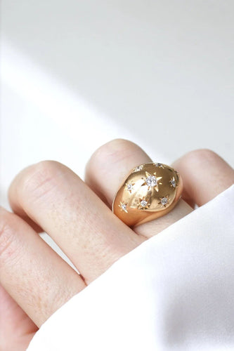 Bague Bague jonc constellation diamants 58 Facettes