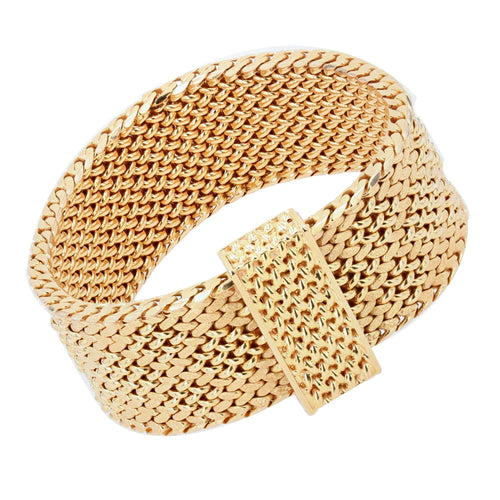 Bracelet Bracelet en or maille polonaise 58 Facettes 22-124