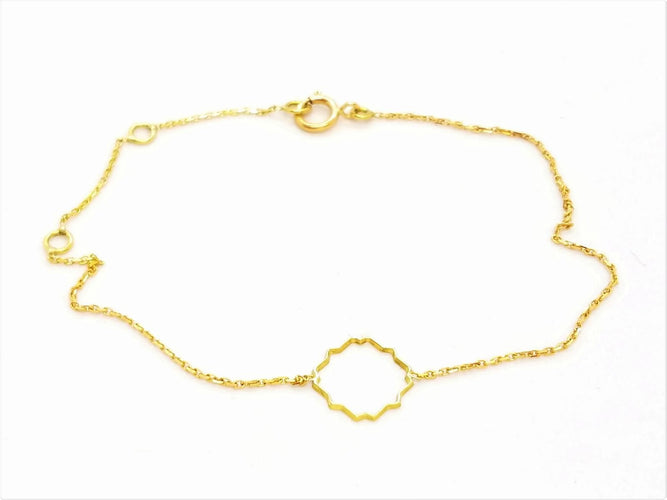 Bracelet Bracelet Transparence Or jaune 58 Facettes 578931RV