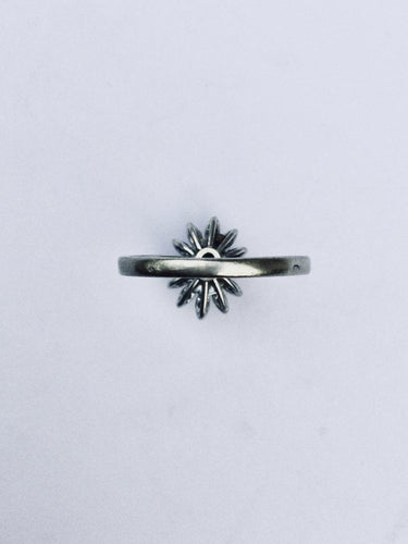 Bague 58 Bague Marguerite Emeraude Diamants 58 Facettes