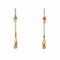 Boucles d'oreilles Boucles d'oreilles gouttes d'or facetté 58 Facettes 19-319A