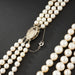 Collier Collier de perles Akoya, en Or blanc & Diamants 58 Facettes