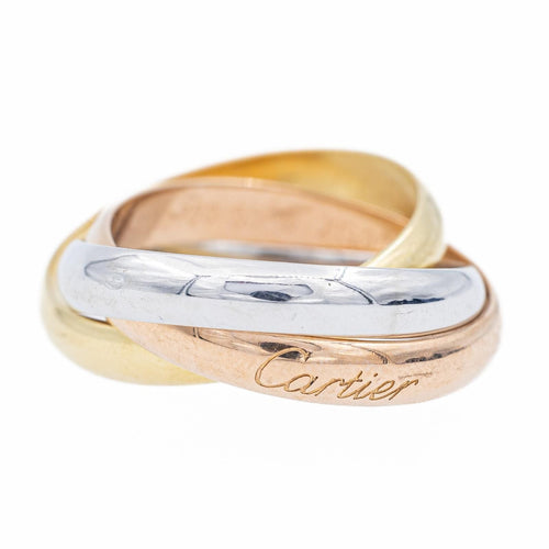 Bague 55 Cartier Bague Trinity Or jaune 58 Facettes 2130776CN