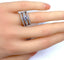 Bague 52 Bague diamant 0.74ct pavage diamants 58 Facettes AB253