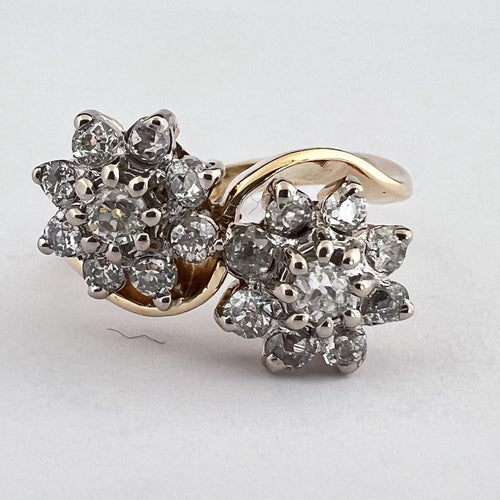 Bague Bague Toi & Moi Or Jaune, Diamants 58 Facettes LOT P1036