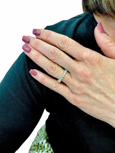 Bague ALLIANCE MODERNE DIAMANTS 58 Facettes 050861