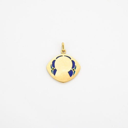 Pendentif Médaille or jaune Vierge Marie 58 Facettes