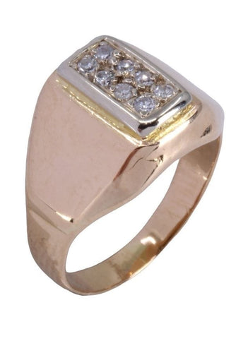 Bague 44 CHEVALIÈRE ENFANT DIAMANTS 58 Facettes 065011