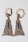 Boucles d'oreilles Pendants d'oreilles platine et Or jaune 58 Facettes 518
