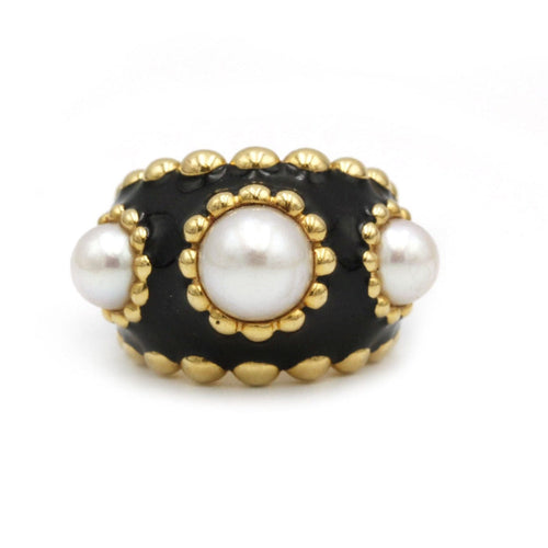 Bague 48 Bague Baroque signée CHANEL 58 Facettes 220019SP