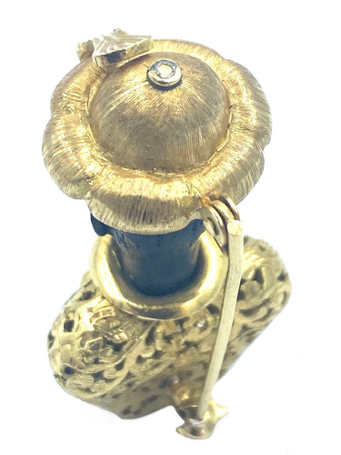 Broche Broche Maure vers 1960 or, saphirs et diamants 58 Facettes