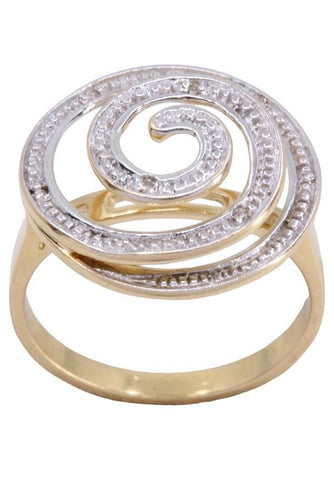 Bague 54 BAGUE TOURBILLON DIAMANTS 58 Facettes 071261