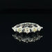 Bague 55 Bague Art Déco Or Diamant "Five-Stone" 58 Facettes