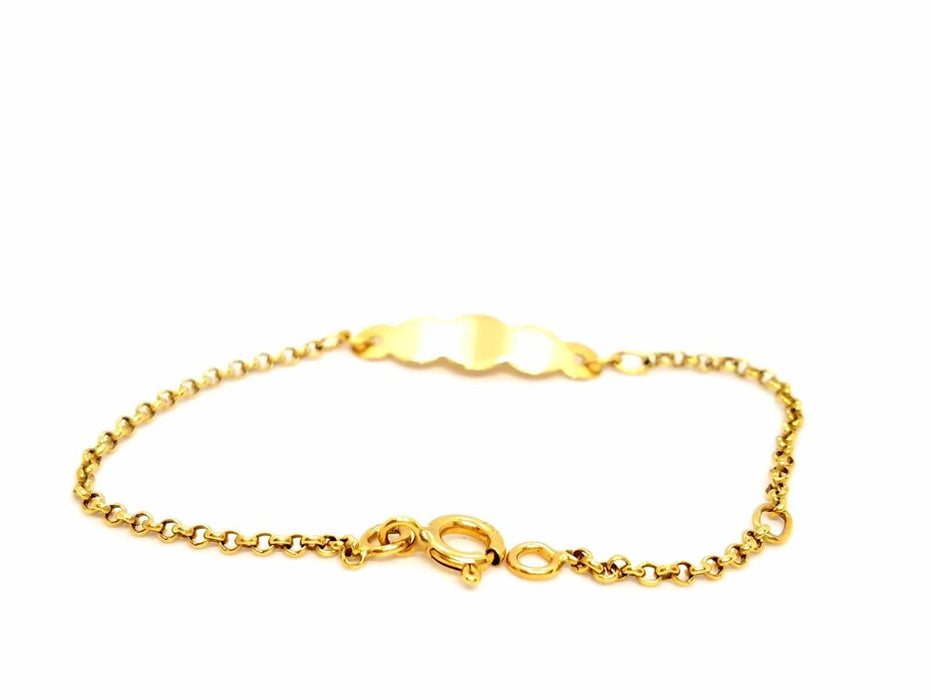 Bracelet Bracelet Gourmette Or jaune 58 Facettes 870460CD