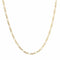 Collier Chaine or jaune gourmette maille ovale 58 Facettes 13-168B
