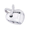 Pendentif Pendentif coeur Chaumet, "Liens", or blanc et diamants. 58 Facettes 32970