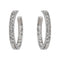 Boucles d'oreilles Boucles d'oreilles Créoles Or blanc Diamant 58 Facettes 2660052CN