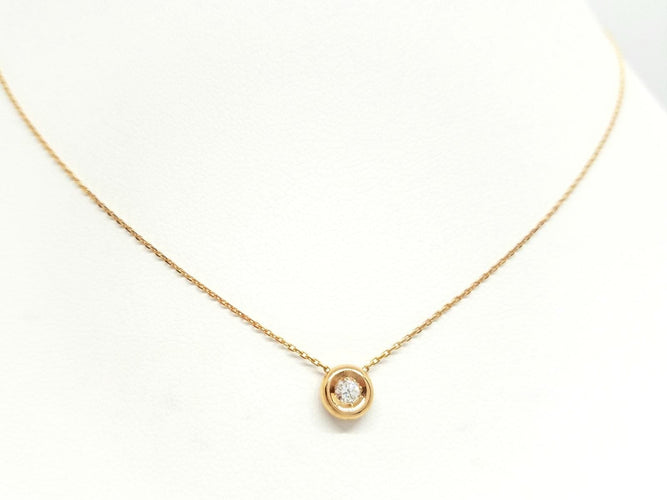 Collier Collier Or rose Diamant 58 Facettes 579104RV