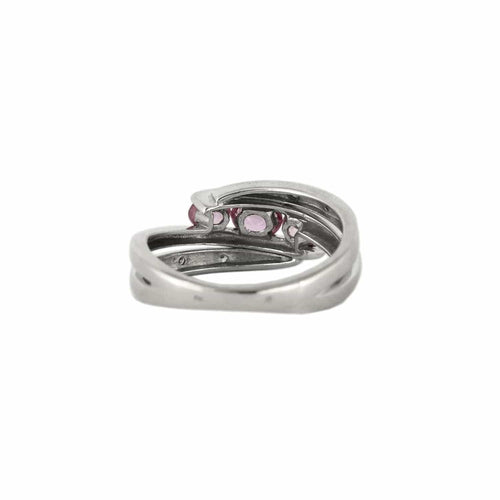 Bague 51 BAGUE "DIMONA" SAPHIRS DIAMANTS 58 Facettes BO/230063