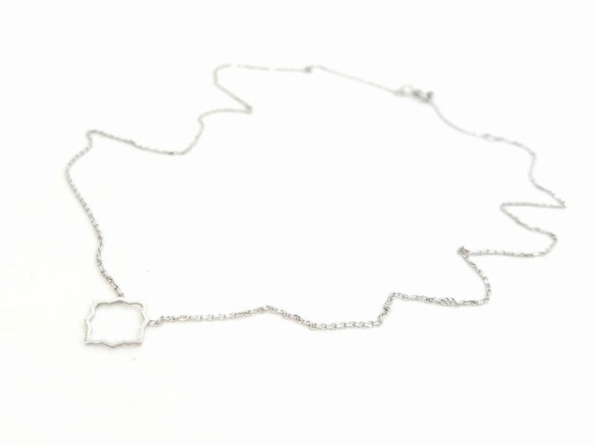 Collier Collier Transparence Or blanc 58 Facettes 578935RV