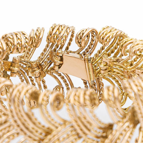 Bracelet Bracelet manchette Or jaune 58 Facettes 2129618CN