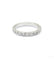 Bague 49 / Blanc/Gris / Or 750‰ Alliance américaine 0.80ct 58 Facettes 220542R