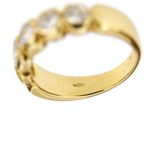 Bague 49 Demi alliance diamants 1,00 ct 58 Facettes 19200