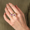 Bague BAGUE "ETREINTE" OR & ZIRCONIUMS 58 Facettes BO/220090