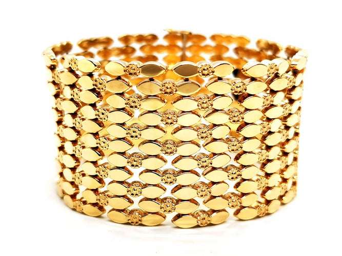 Bracelet Bracelet Manchette Or jaune 58 Facettes 1588606CN