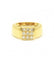 Bague 54 / Jaune / Or 750‰ Bague Or et 9 Diamants 58 Facettes 230016SP