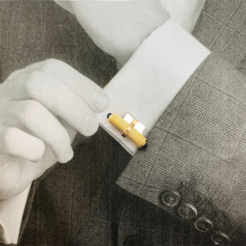 Boutons de manchette Boutons de manchette bâtonnets. 58 Facettes 31863